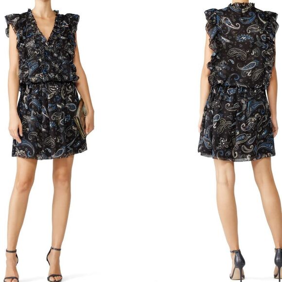 Zadig & Voltaire Rimana Paisley Dress Size XS - Picture 1 of 11